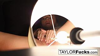Watch taylor vixen masturbate her big tits in the hotel room!