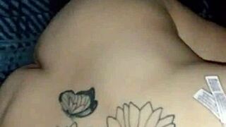 blindfolded girlfriend sucks friend's cock without knowing filmed 😈