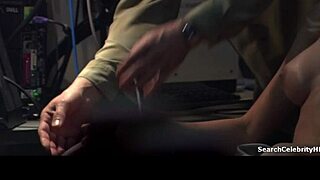 Watch Sunny Mabrey topless in Species III, showing off her big tits.