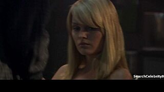 Watch Sunny Mabrey topless in Species III, showing off her big tits.