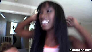 Skinny Bunny Likes White Dick