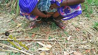 Indian Couple Enjoys Outdoor Nature
