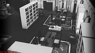 My wife is fuckin a stranger at the library, I saw it on the securty cam