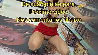 Wife Without Panties Exposes Ass in Public Street