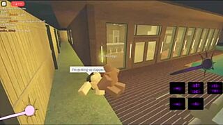 latina girl gets her ass filled by monster black cock in roblox game