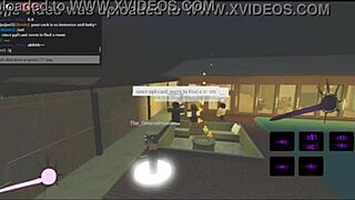 latina girl gets her ass filled by monster black cock in roblox game