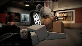 I had an intimate session with the tattooed snow bunny, giving her a blowjob and cumming all over