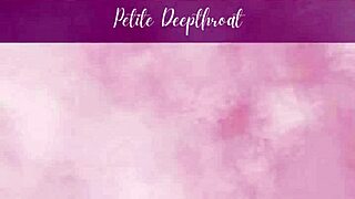 Pale beauty creates gagging sounds during rough face fucking and blowjob.