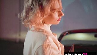Glamorous blonde muse polina reveals perfect tits and pussy