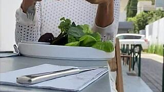 Indian porn legend Sunny Leone gets licked and fingered outdoors