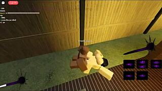 latina girl gets her ass filled by monster black cock in roblox game