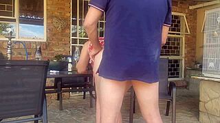 My Friend's Wife Cheats Outdoors