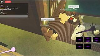 latina girl gets her ass filled by monster black cock in roblox game