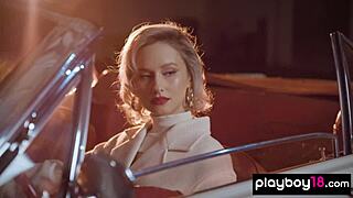 Glamorous blonde muse polina reveals perfect tits and pussy