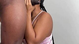 Wow, Cute Model Gives Amazing Blowjob To Her Boyfriend!