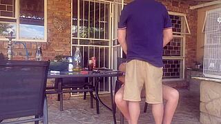 My Friend's Wife Cheats Outdoors