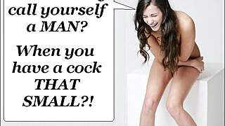 Poor little 18+ dick gets humiliated with no mercy