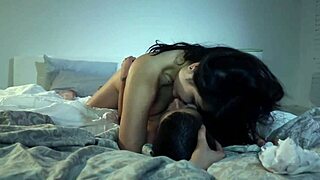 joslyn james asks, 'want to fuck in bridal lingerie?' as she and sophia jade get wet and bareback.