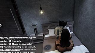 Roblox thick ebony invites playful interaction with huge tits