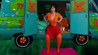 Granny Velma Dinkley Gets Fingered In Costumes!