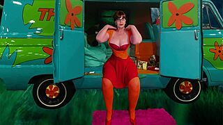 Granny Velma Dinkley Gets Fingered In Costumes!
