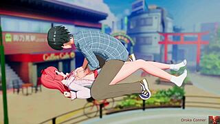 She found you doing it in public and wanted a turn