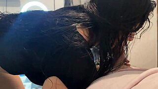 Horny Neighbor Surrenders to Monster Cock in Homemade Scene