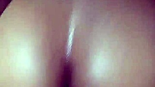 ebony wife bent over doggystyle ass fuck