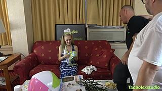 hey guys, let’s bang luna lips’ pregnant pussy with horny cocks in wild gangbang!