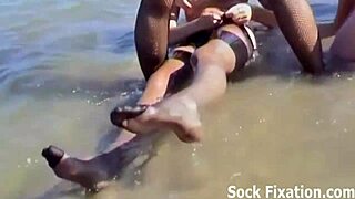 sexy wet erotic pantyhose stockings group orgy