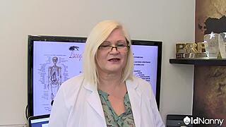 AgedLove Pascal Slams the Doctor Hard in Her Tight Office Space