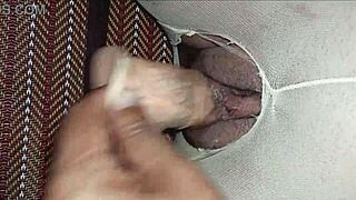 This pretty girl's tight wet pussy gets creampied in a sexy one-on-one. 😏