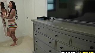 asian babe flaunts massive tits and tight ass