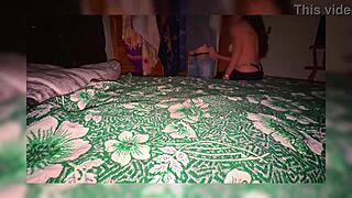 Homemade Latina milf enjoys drunk sex with young guy.