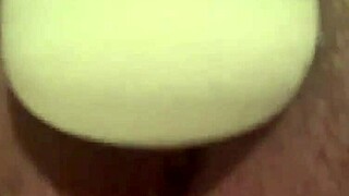 Big pussy lips milf bride orgasms with toys