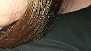 Wife spits on cock, moans while deepthroating.