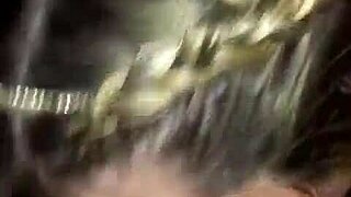 Pickup leads to sloppy deepthroat with tattooed girlfriend.