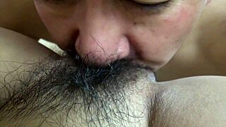 Man, this cute short-haired Japanese girl rides hard and gets creampied! 😍