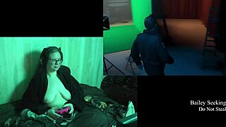 Naked Brunette Plays With Big Natural Tits