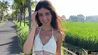 Hey, this cute rice picker wants sex as payment for her work