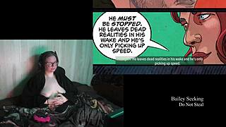 Naked Brunette Plays With Big Natural Tits