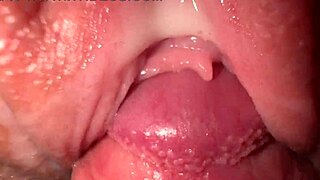 Amateur dude fingers ass and fucks stepsister's tight creamy pussy. Quickie ends with cumshot.