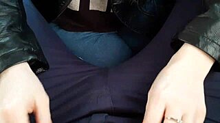 Blonde sucks cock for cash