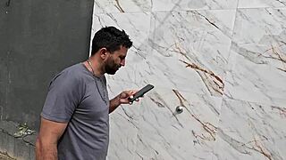 Plumber checks leak, ends up fucking the skinny young girl's tight pussy 😏