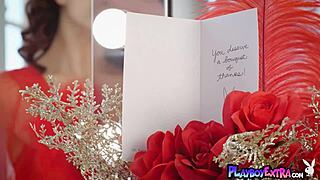 skinny redhead teen dancer madeline amour introduces flexible body in lingerie undressing solo