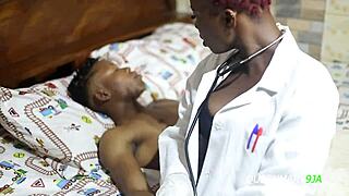 Naughty Nurse Jessica TS Patient in Orgasmic Encounter