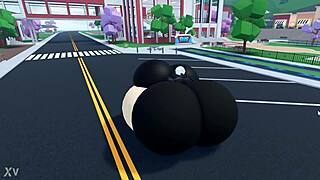 Thicc Avatar Shakes Huge Ass and Big Tits While Dancing Seductively