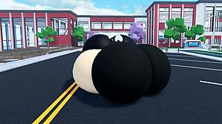 Thicc Avatar Shakes Huge Ass and Big Tits While Dancing Seductively