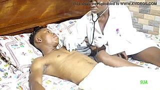 Naughty Nurse Jessica TS Patient in Orgasmic Encounter