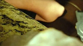 Julie Jiggles rocks that big tits blowjob and cum swallow on hidden camera 😍